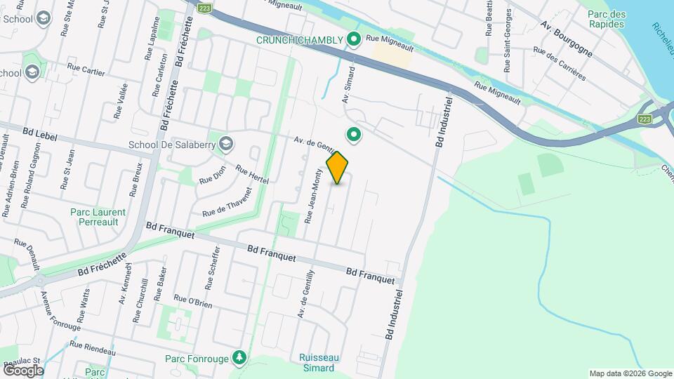 1515 De Gentilly Av Map and Location Details