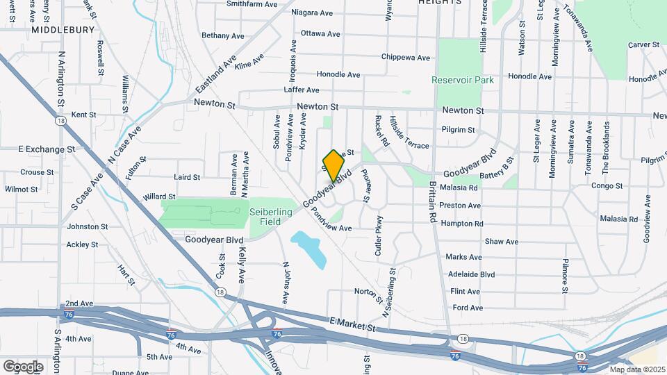 1354 Goodyear Blvd Map and Location Details