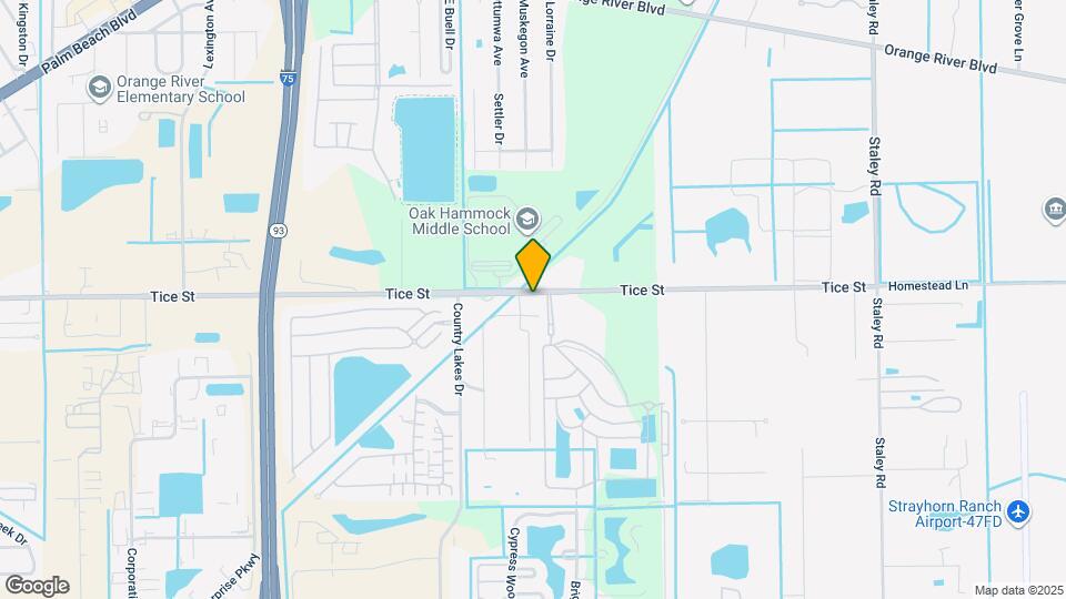 5380 Tice St Map and Location Details