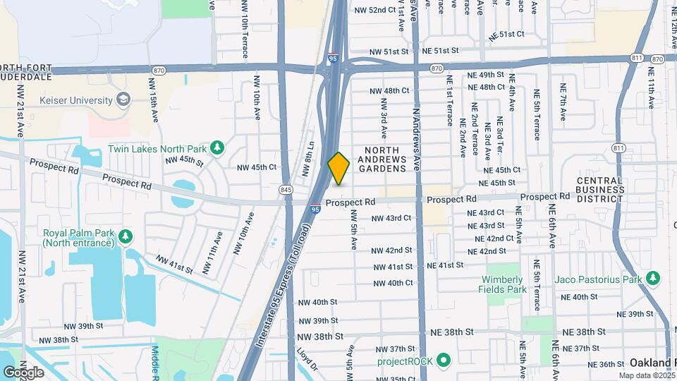 626 NW 45th St Map and Location Details