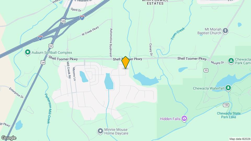 Mimms Trail Subdivision -SUBLEASE MAY 2026-JUNE 2027 Map and Location Details