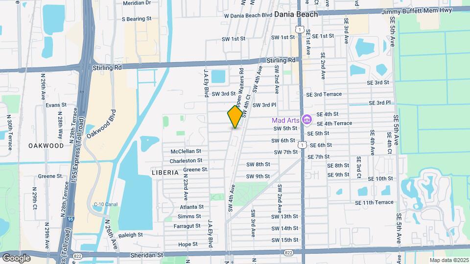 Dania Beach Trip-Plex Map and Location Details