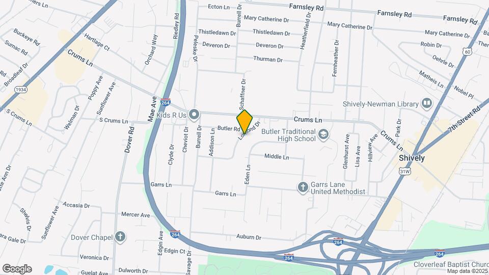 4019 Lomond Dr Map and Location Details