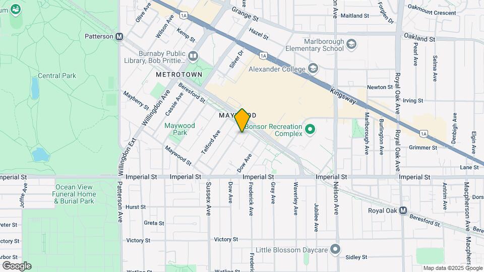 6542 Sussex Av Map and Location Details