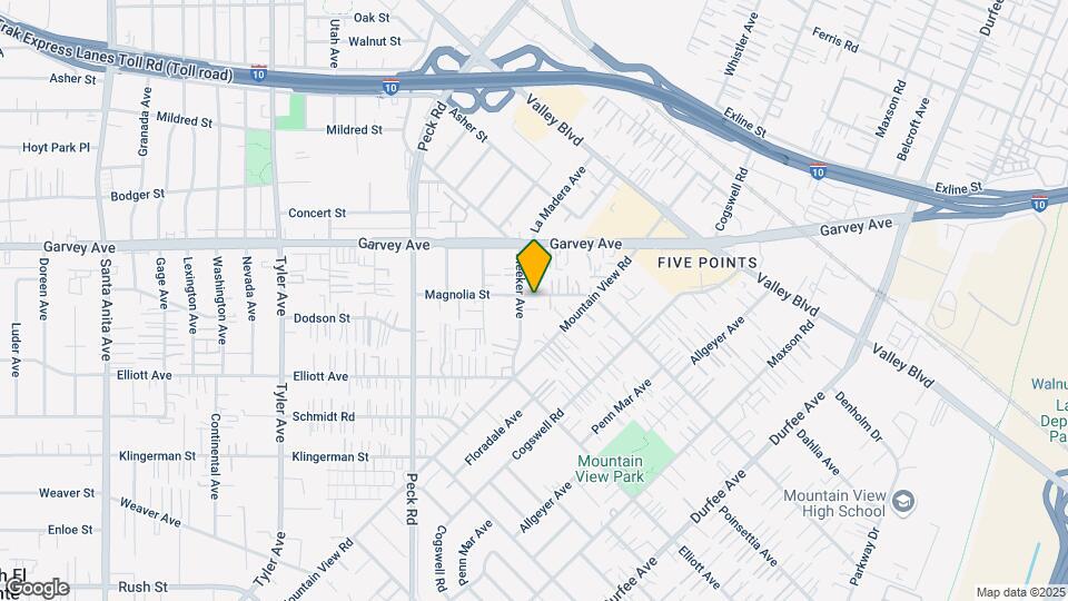 11608 Magnolia St Mapa y Detalles de la Ubicación