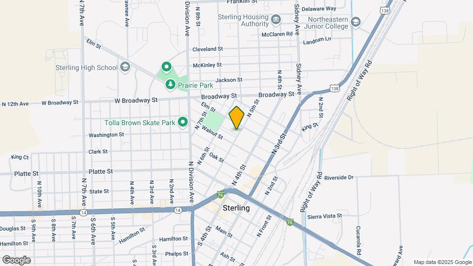513 N 5th St Map and Location Details