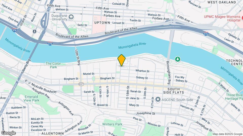 1705 Wharton St Map and Location Details