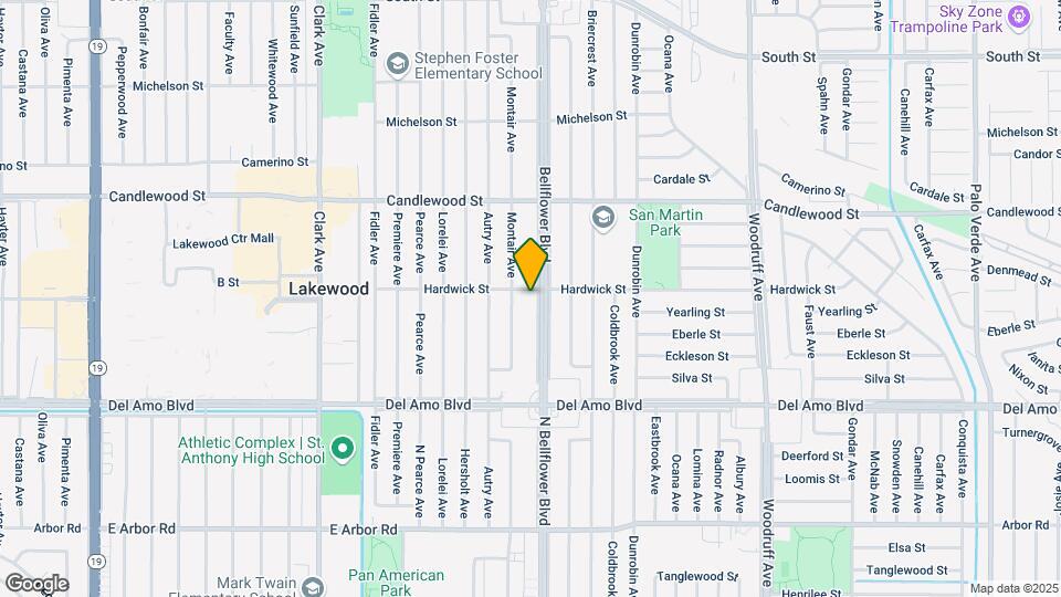 5055 Bellflower Blvd Map and Location Details