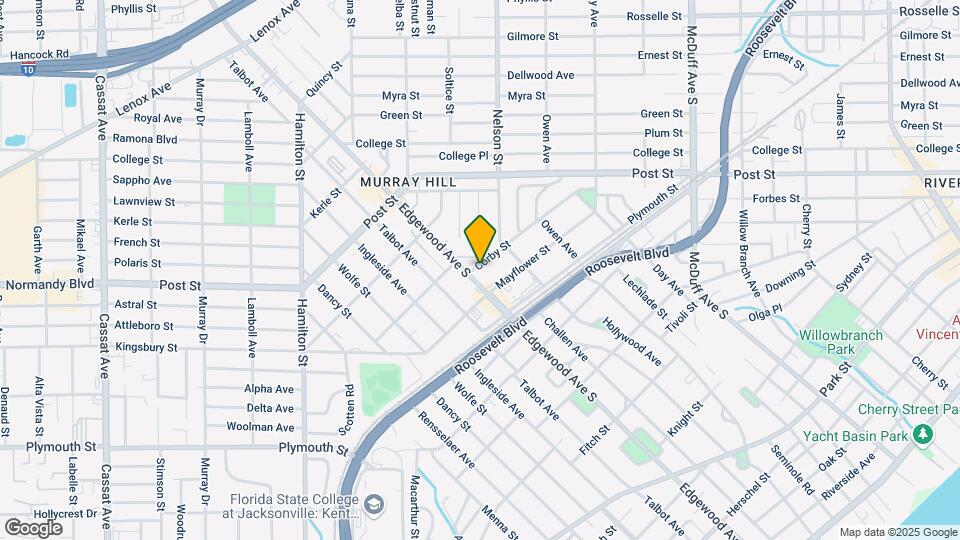 3532 Corby St Map and Location Details