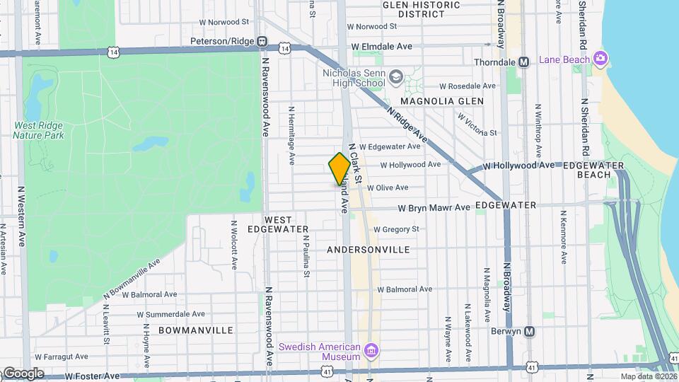 1608 W Olive Ave, Unit 2 Map and Location Details