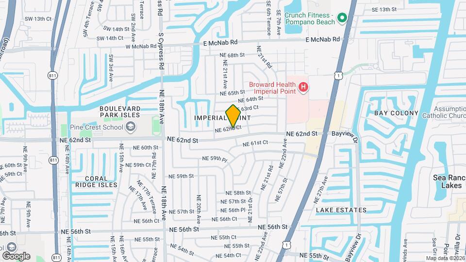 2120 NE 62nd Ct Map and Location Details
