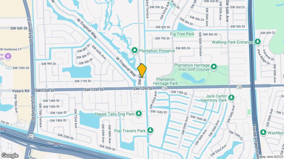 1120 E Tropical Way Map and Location Details