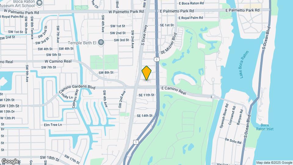 10X Mizner Park Mapa y Detalles de la Ubicación