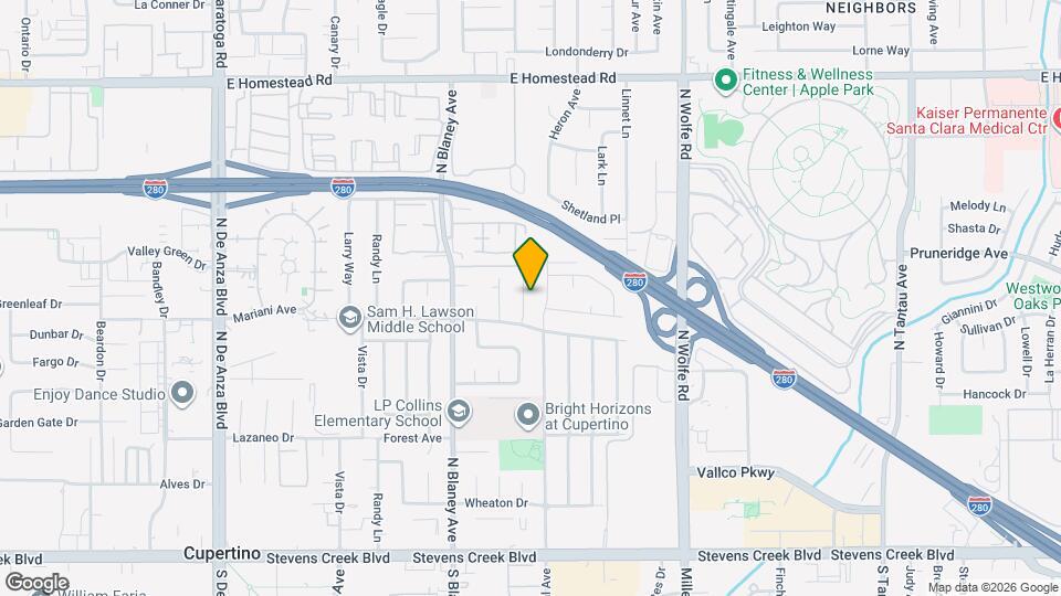 10534 Deodara Dr Map and Location Details