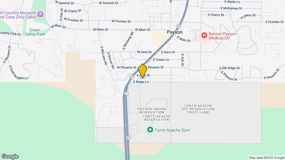 200 E Ridge Ln Map and Location Details