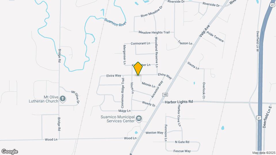 2125 Elvira Way Map and Location Details