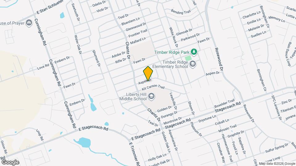 4504 Aspen Dr Map and Location Details