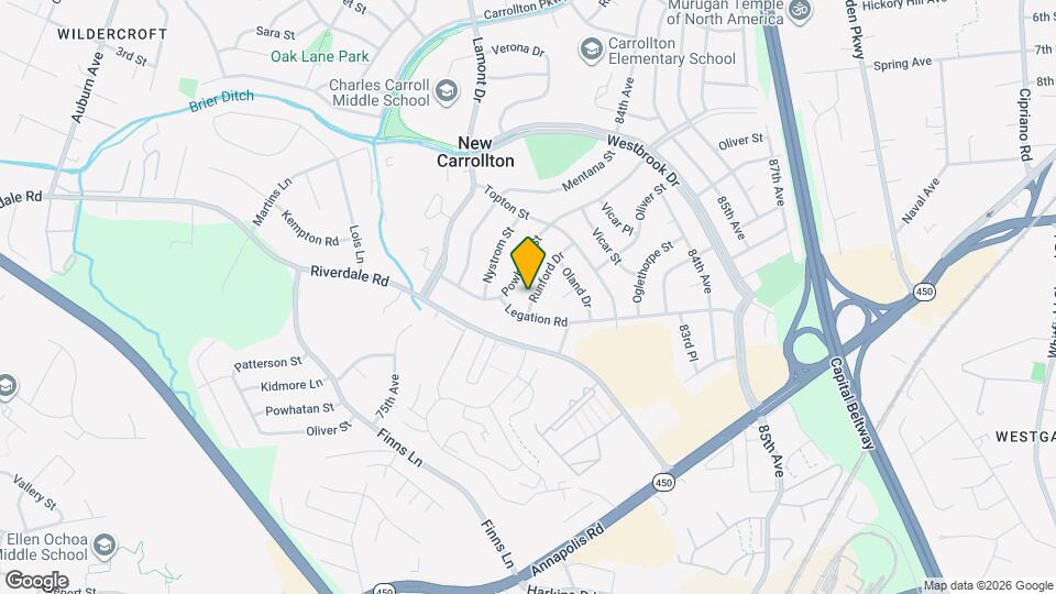 5804 Runford Dr Mapa y Detalles de la Ubicación