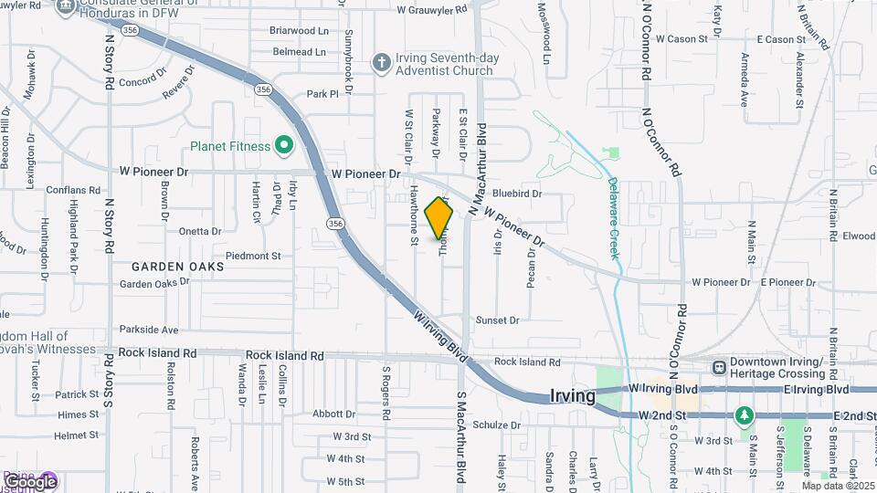 517 Thompson St Map and Location Details