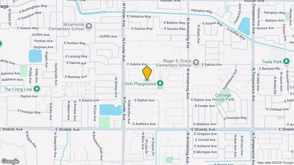 6173 E Robinson Ave Map and Location Details