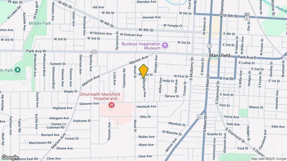 110 Blymyer Ave Map and Location Details