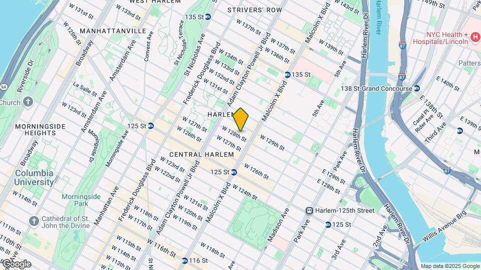 113-115 W 128th St Map and Location Details