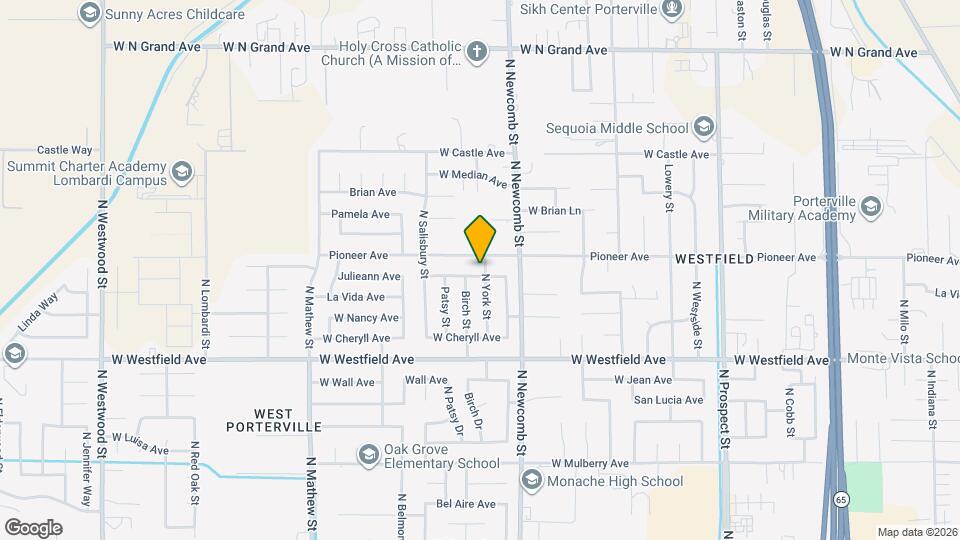 1672 W Julieanne Ave Map and Location Details