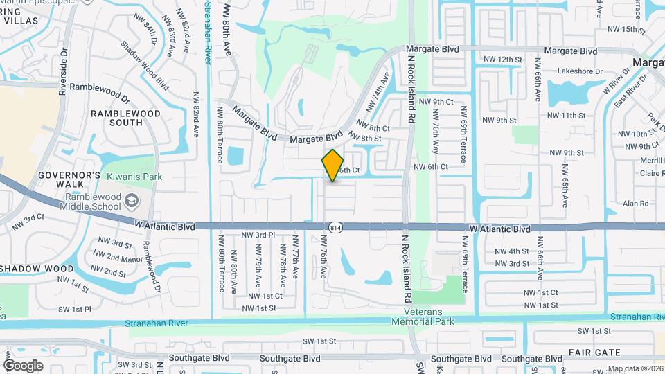 7600 NW 5th Pl Mapa y Detalles de la Ubicación