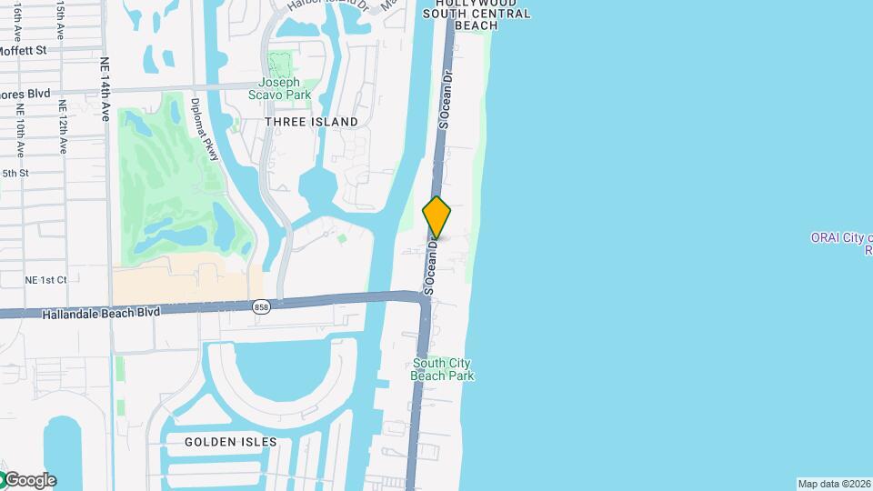 3801 Ocean Dr Map and Location Details