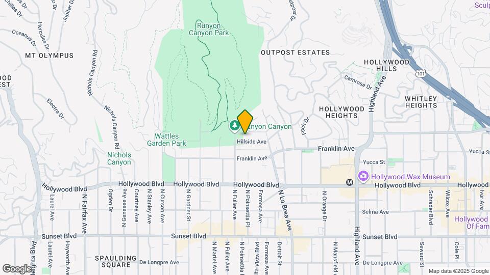 7259 Hillside Ave, Unit 102 Map and Location Details