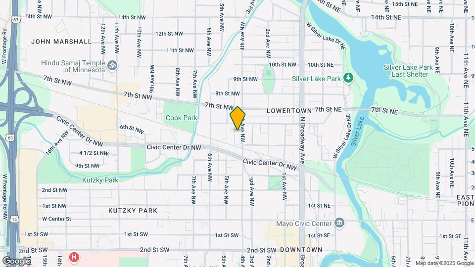 521 4th Ave NW, Unit 1 Map and Location Details
