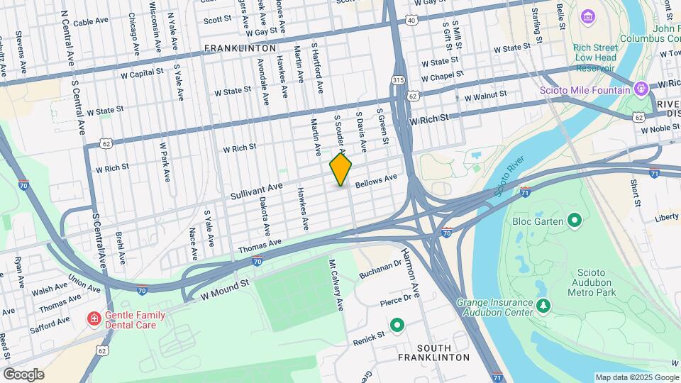 851 Bellows Ave Mapa y Detalles de la Ubicación