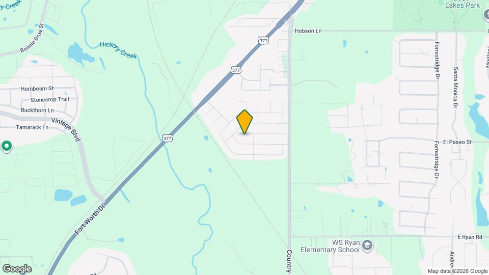 1113 Greenbend Dr Map and Location Details