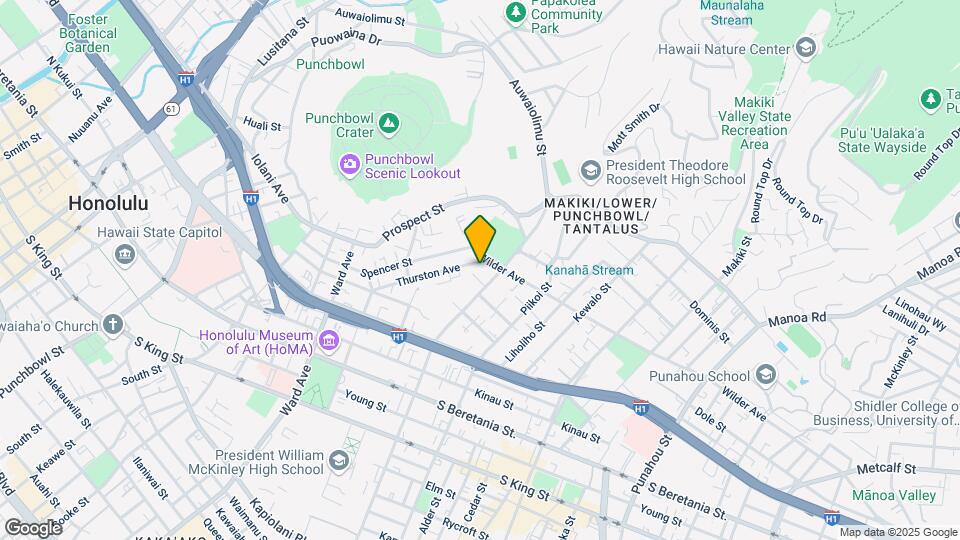 1583 Thurston Ave Map and Location Details