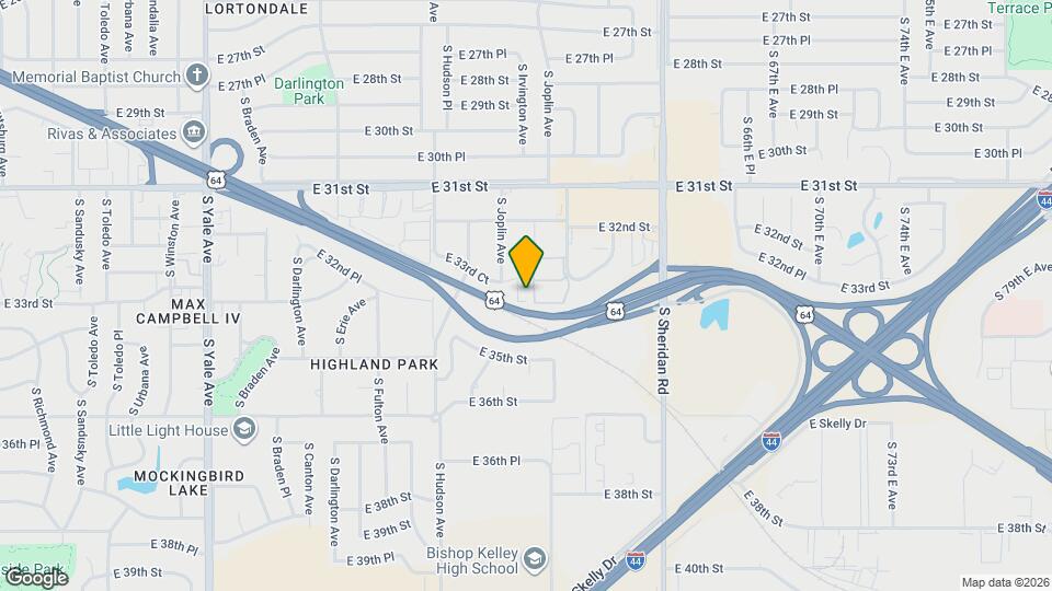 5992 E 33rd Ct Map and Location Details