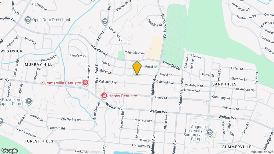 2720 Hazel St Map and Location Details