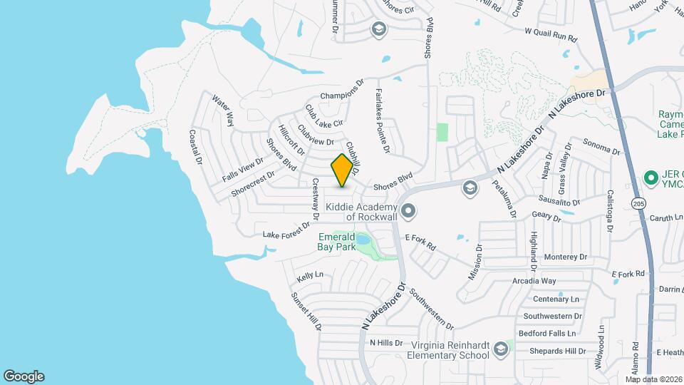 1875 Crestlake Dr Map and Location Details