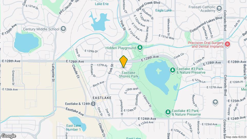 2474 E 127th Pl Map and Location Details