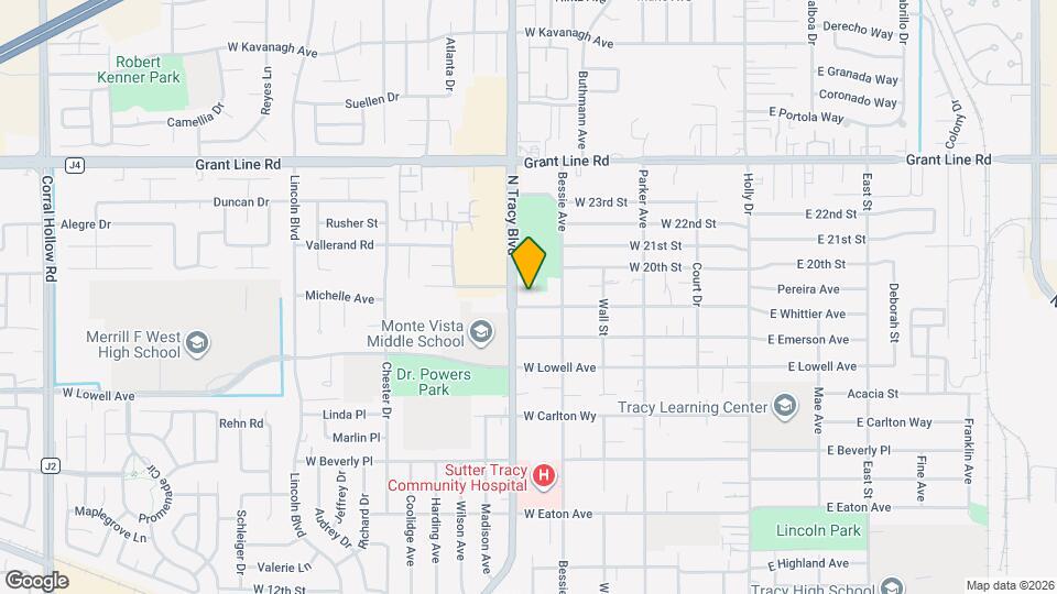 553 W Whittier Ave Map and Location Details