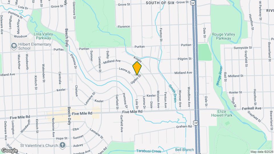 15504 Leona Dr Map and Location Details