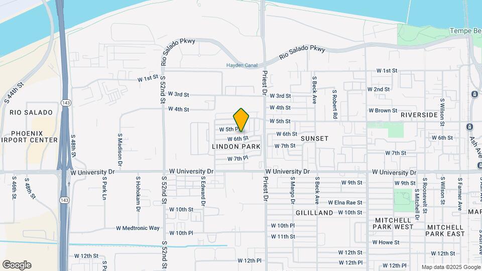 1506 W 6th St Map and Location Details