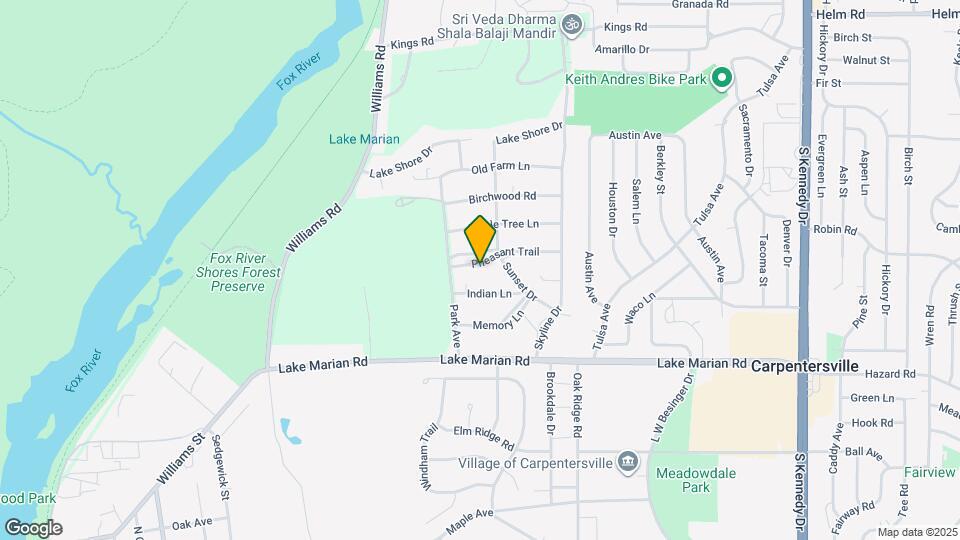 121 Pheasant Trail Map and Location Details