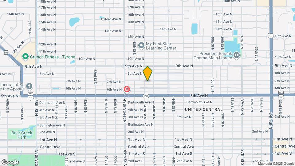 4642 7th Ave N Map and Location Details