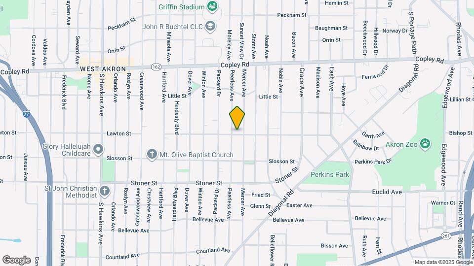 1021 Lawton St Map and Location Details