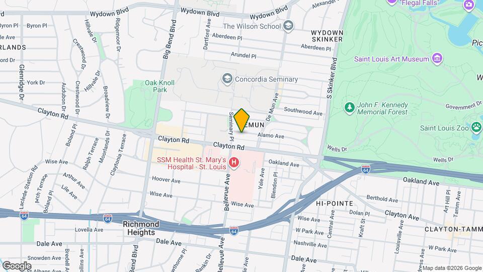6436 Alamo Ave Mapa y Detalles de la Ubicación