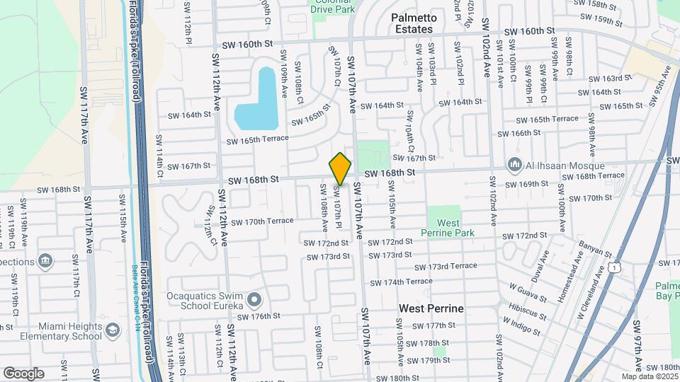 16813 SW 107th Pl Map and Location Details