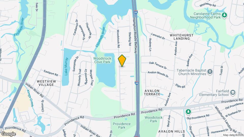 712 Woodstock Rd Map and Location Details