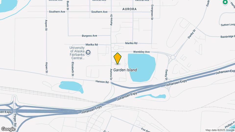 935 Aurora Dr Map and Location Details