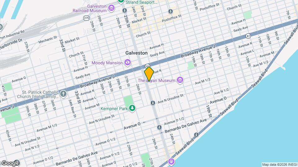 2423 Avenue L Map and Location Details