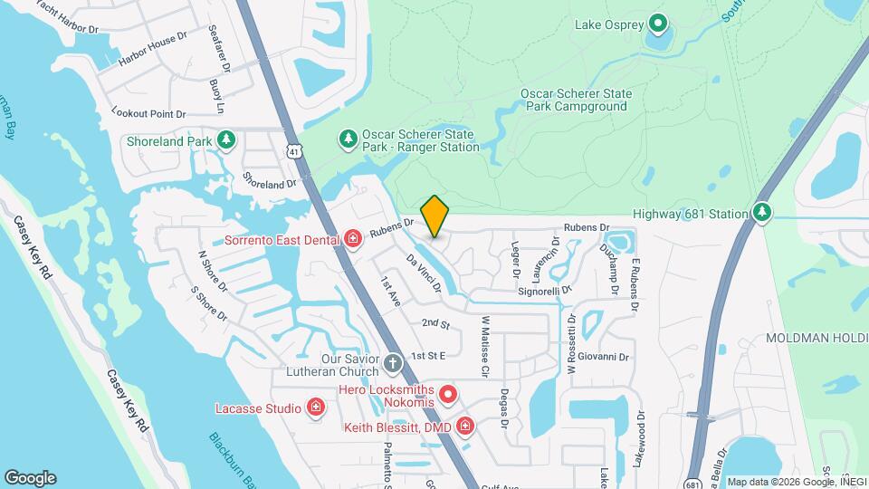 515 Rousseau Dr Map and Location Details